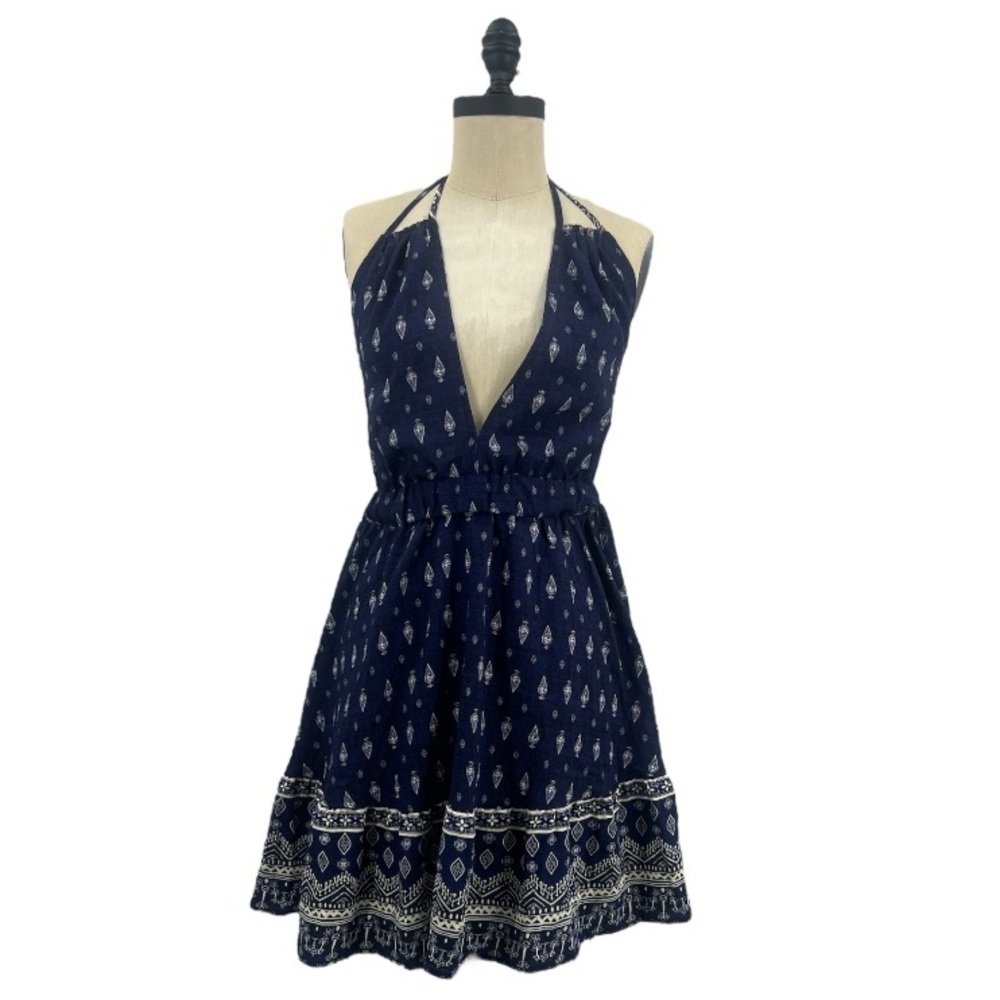 CUPSHE Take the Plunge Paisley Mini Dress SZ XL - Picture 7 of 16